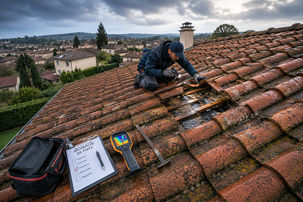 Inspection détection fuite toiture à Hauts-de-France